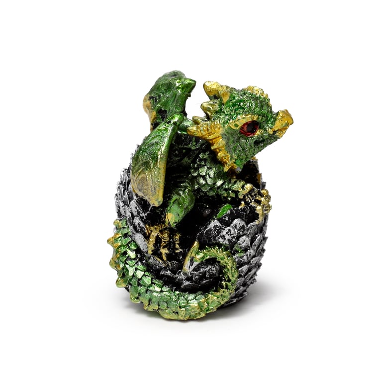 Elements Dragon - Hatching Resin Egg Home Decor Collectible Statue