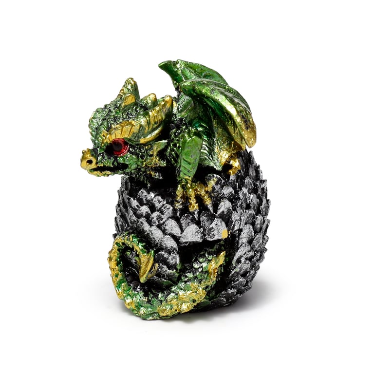 Elements Dragon - Hatching Resin Egg Home Decor Collectible Statue