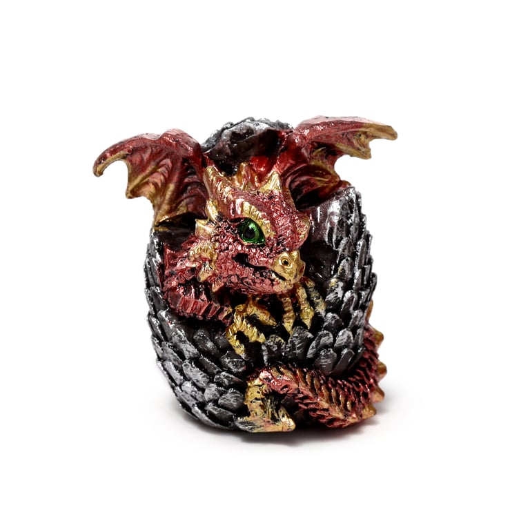 Elements Dragon - Hatching Resin Egg Home Decor Collectible Statue