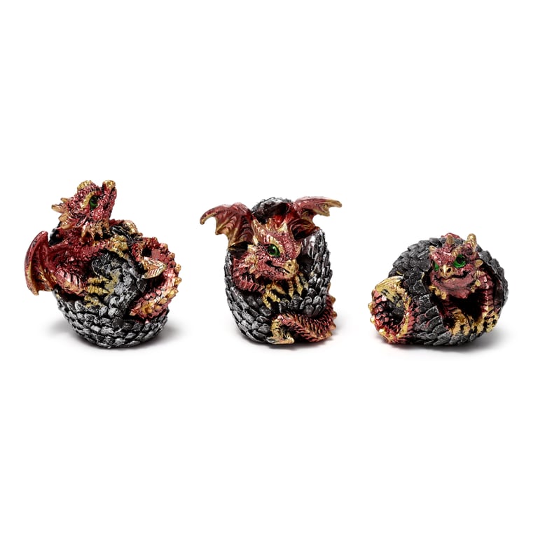 Elements Dragon - Hatching Resin Egg Home Decor Collectible Statue
