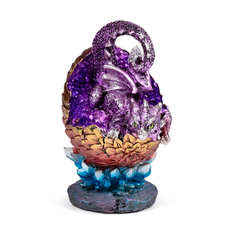 Elements Dragon - Resin Hatching Crystal Egg Home Decor Art Piece