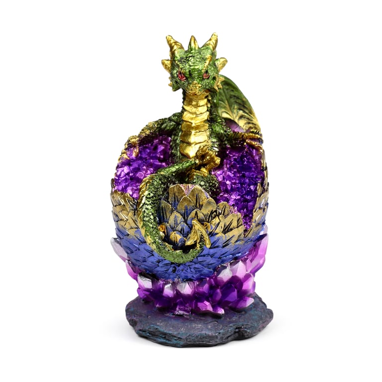 Elements Dragon - Resin Hatching Crystal Egg Home Decor Art Piece