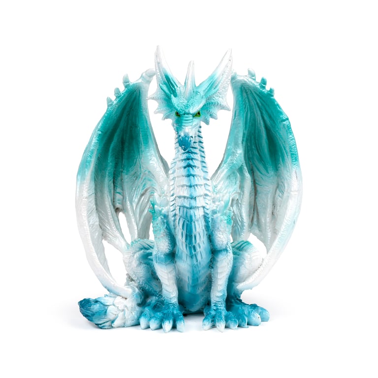 Dark Legends Dragon - Master of the Ice Resin Figurine Home Decor Statue