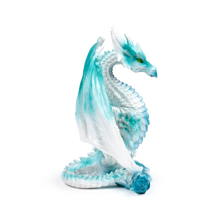 Dark Legends Dragon - Master of the Ice Resin Figurine Home Decor Statue