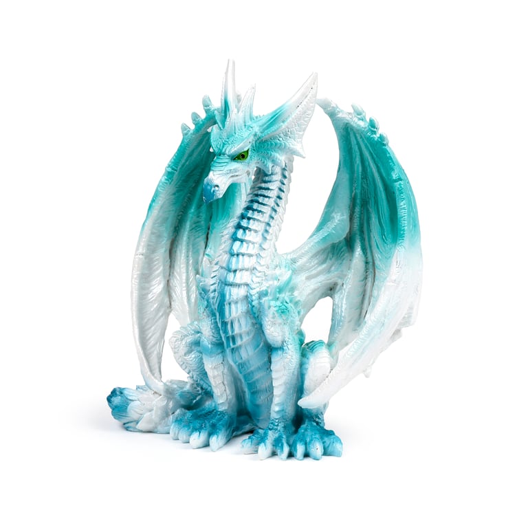 Dark Legends Dragon - Master of the Ice Resin Figurine Home Decor Statue