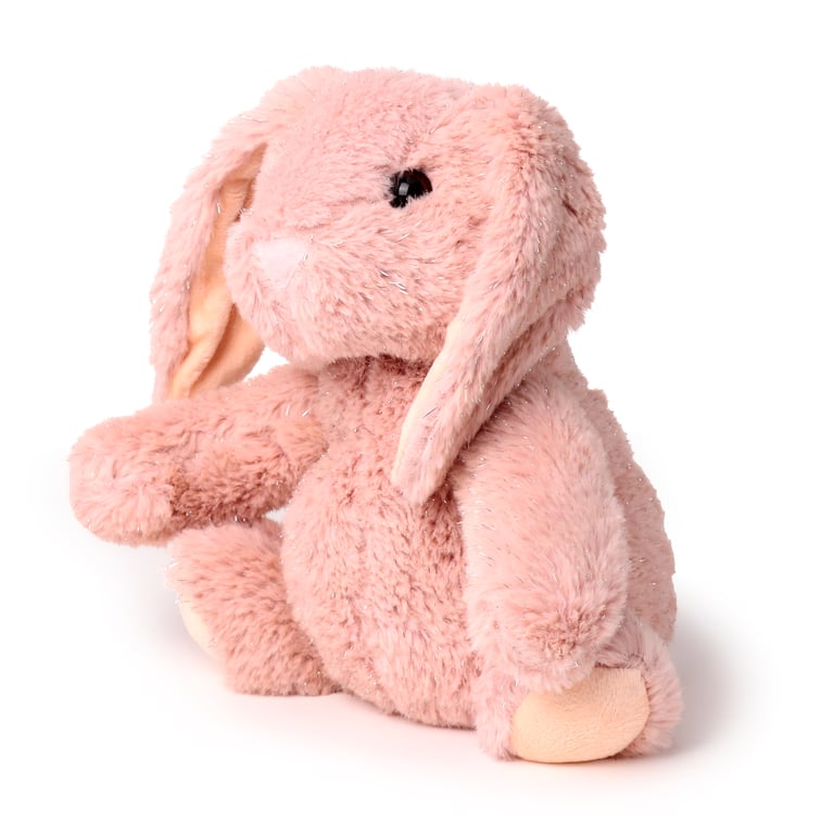 Pink Bunny Rabbit Plush Door Stop - Indoor Decorative Polyester Stopper