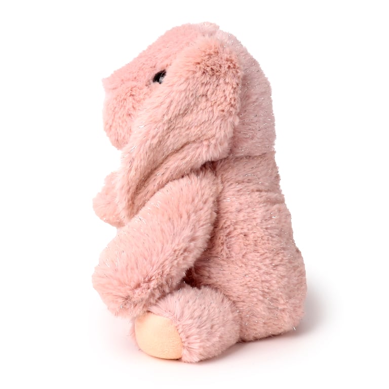 Pink Bunny Rabbit Plush Door Stop - Indoor Decorative Polyester Stopper