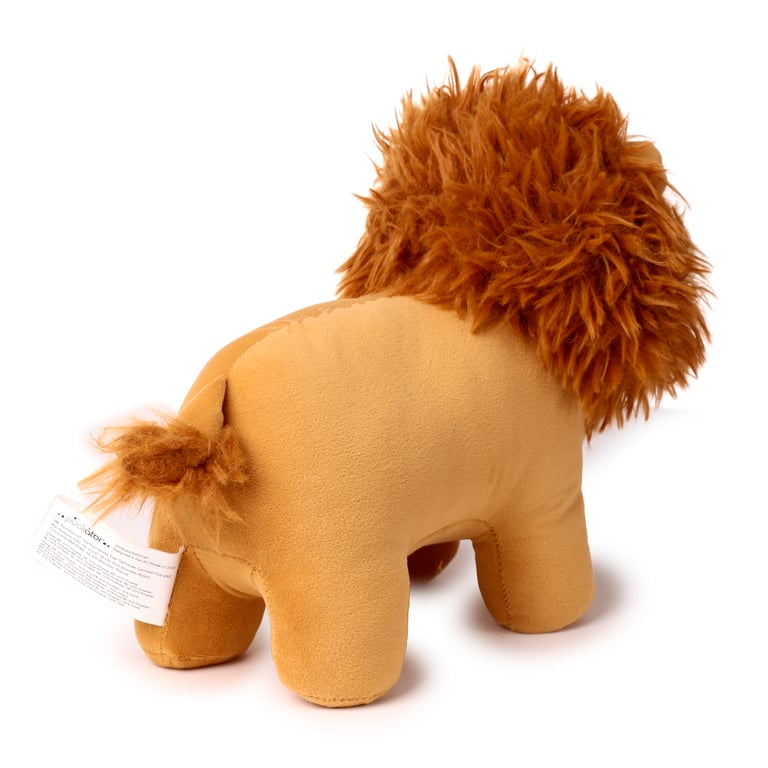 Plush Lion Door Stop - Soft Polyester Construction for Indoor Decorative Use