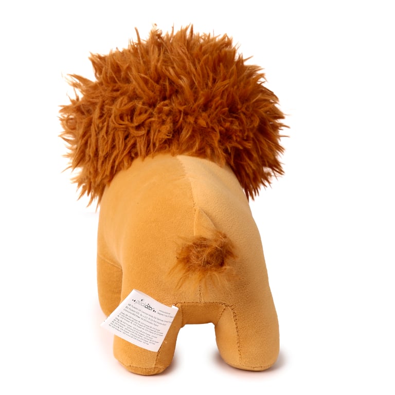 Plush Lion Door Stop - Soft Polyester Construction for Indoor Decorative Use