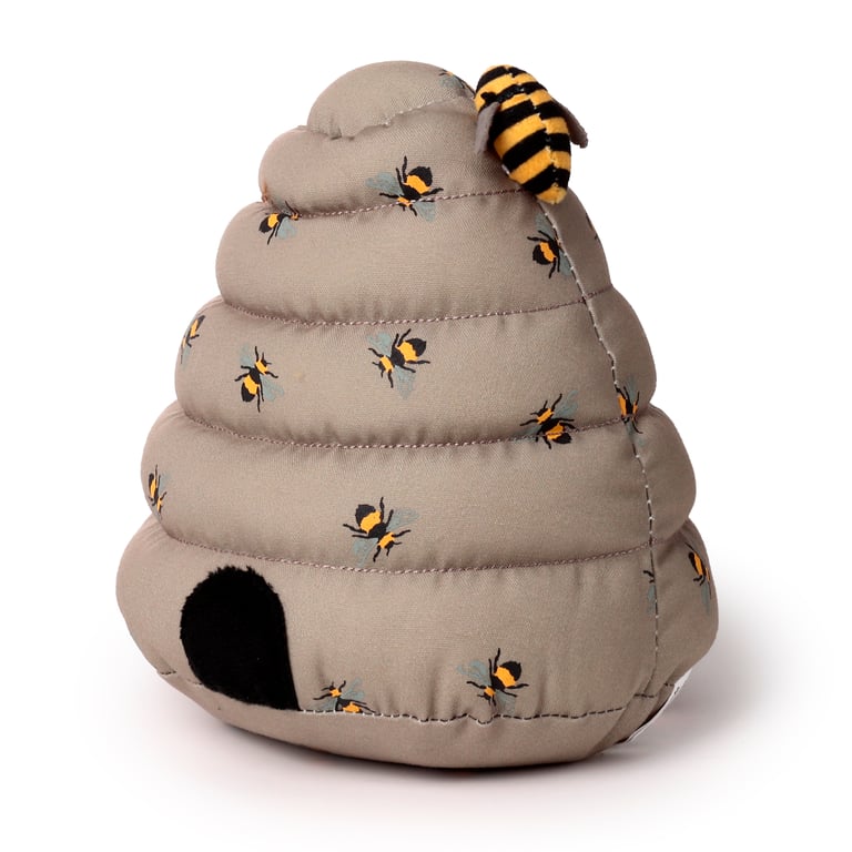 Polyester Beehive Door Stop - Non-Toxic Indoor Decor Item