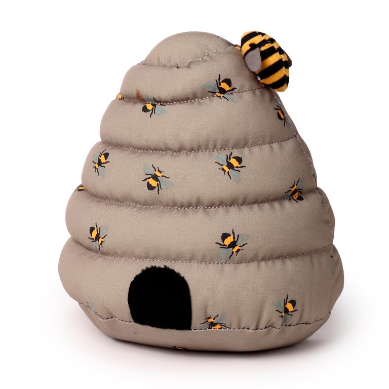 Polyester Beehive Door Stop - Non-Toxic Indoor Decor Item