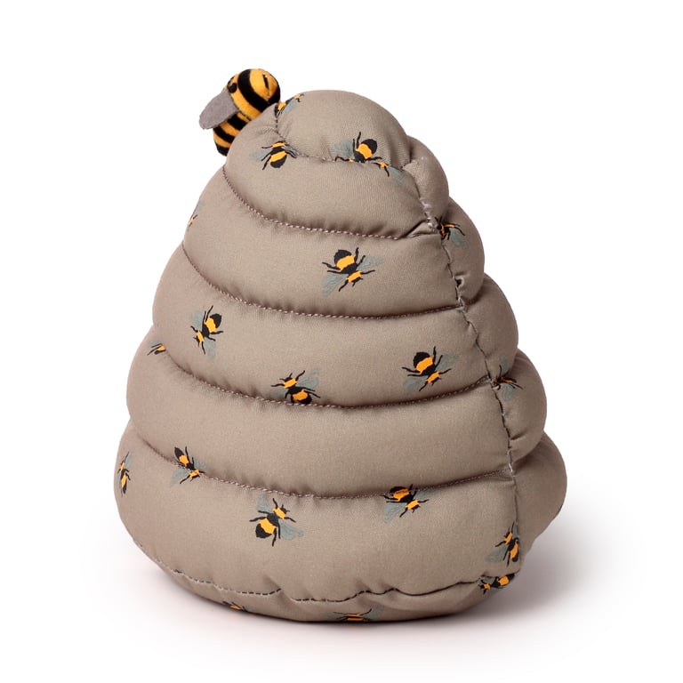 Polyester Beehive Door Stop - Non-Toxic Indoor Decor Item