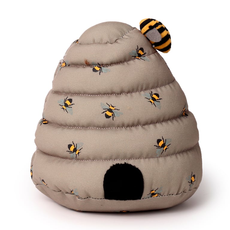 Polyester Beehive Door Stop - Non-Toxic Indoor Decor Item