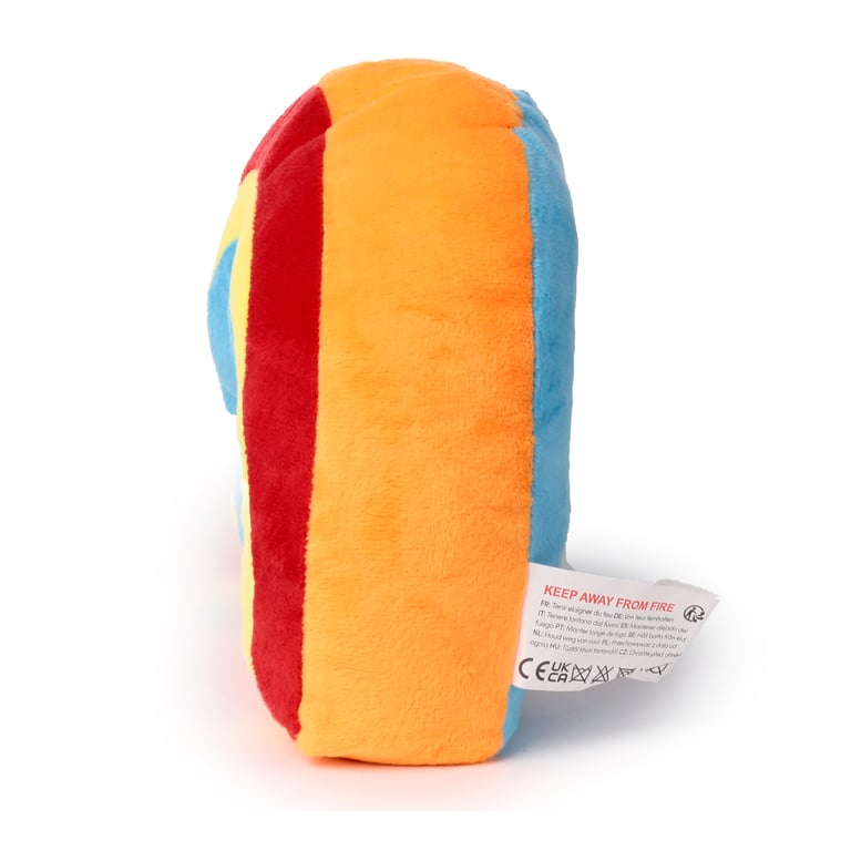 Rainbow Polyester Plush Door Stop - Non-Toxic Indoor Decorative Item
