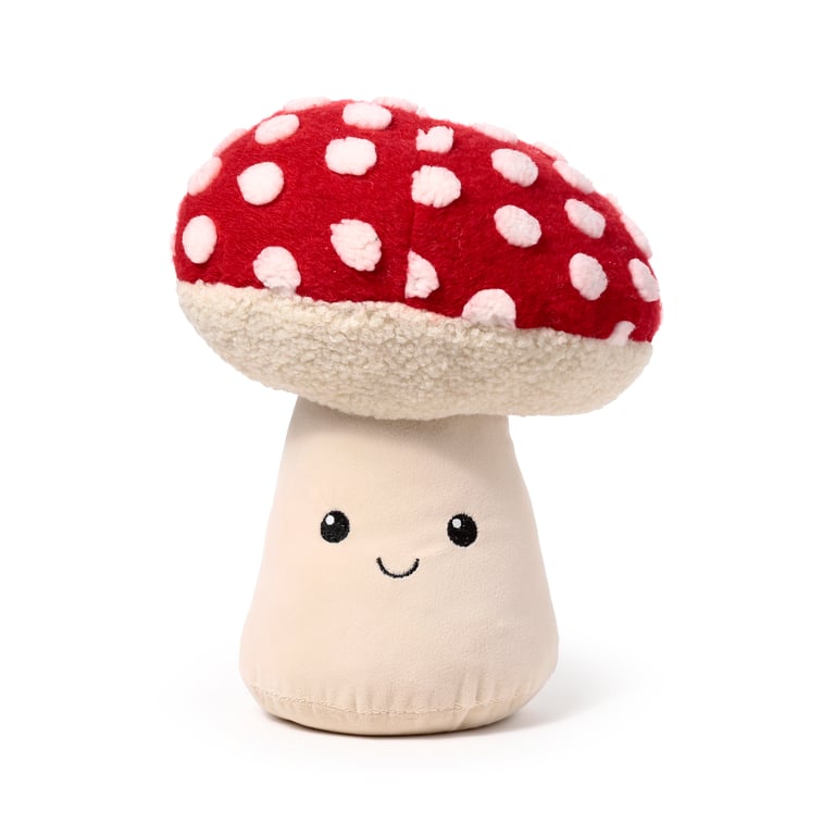 Mushroom Plush Door Stop - Indoor Polyester Decorative Home Accessory