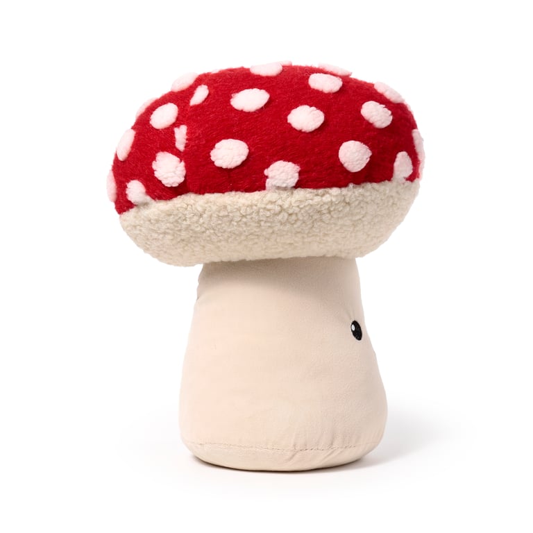 Mushroom Plush Door Stop - Indoor Polyester Decorative Home Accessory