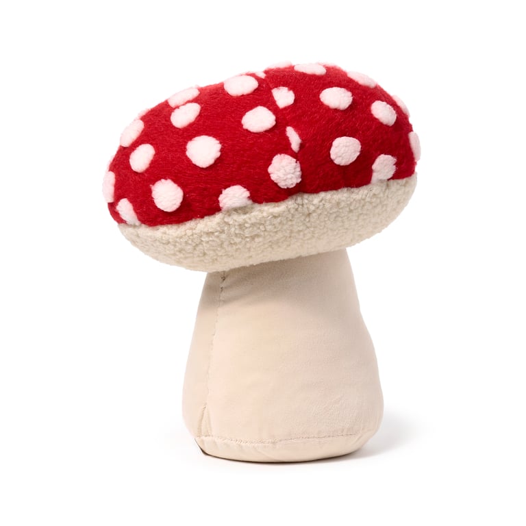Mushroom Plush Door Stop - Indoor Polyester Decorative Home Accessory