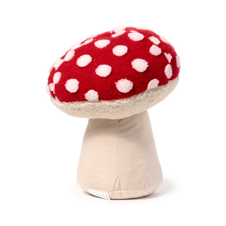 Mushroom Plush Door Stop - Indoor Polyester Decorative Home Accessory