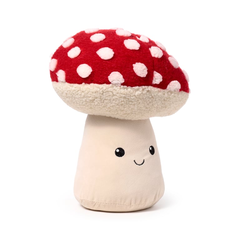 Mushroom Plush Door Stop - Indoor Polyester Decorative Home Accessory