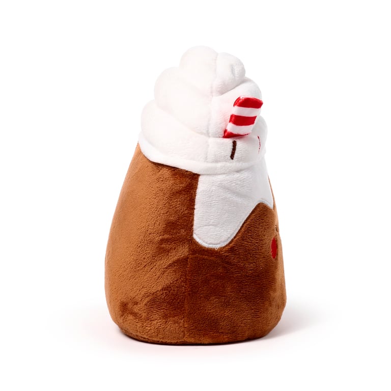 Spiced Latte Plush Door Stop - Indoor Decorative Polyester Material