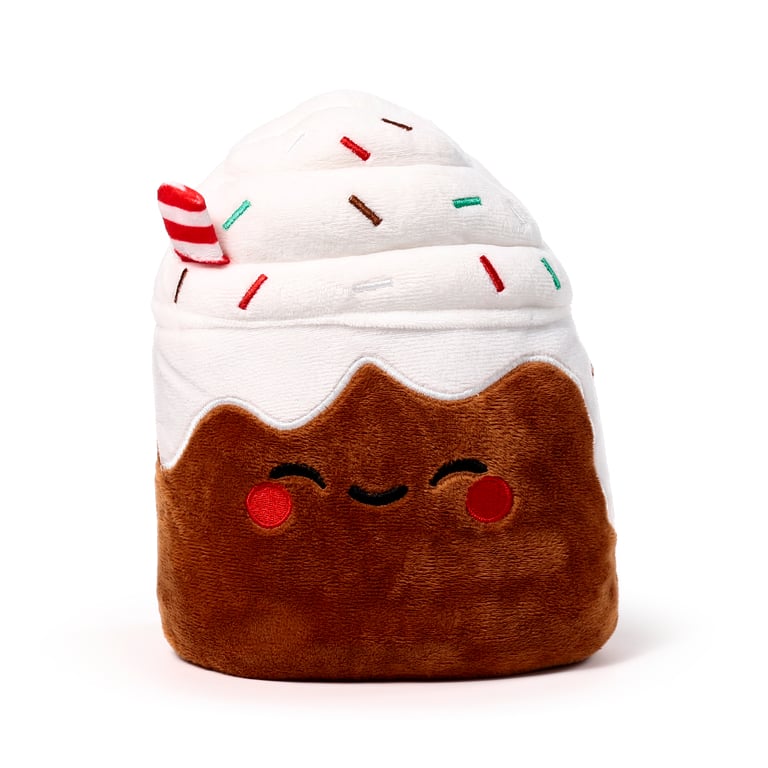 Spiced Latte Plush Door Stop - Indoor Decorative Polyester Material