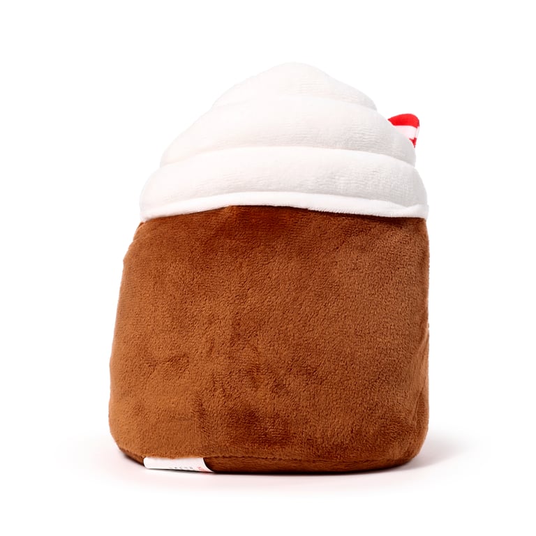 Spiced Latte Plush Door Stop - Indoor Decorative Polyester Material