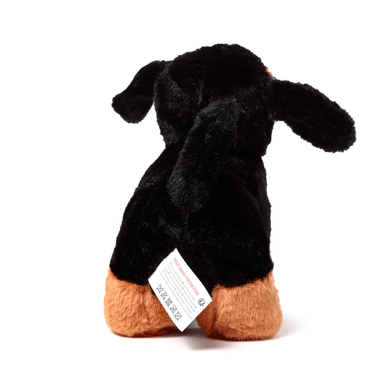 Sausage Dog Plush Door Stop - Polyester Construction for Indoor Decor
