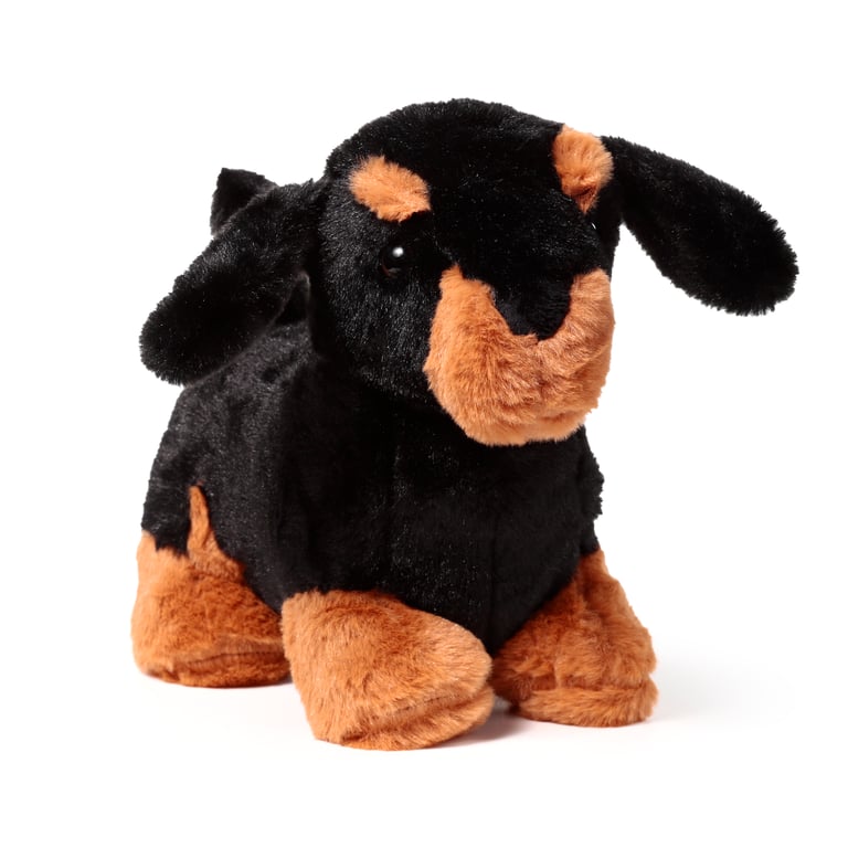 Sausage Dog Plush Door Stop - Polyester Construction for Indoor Decor