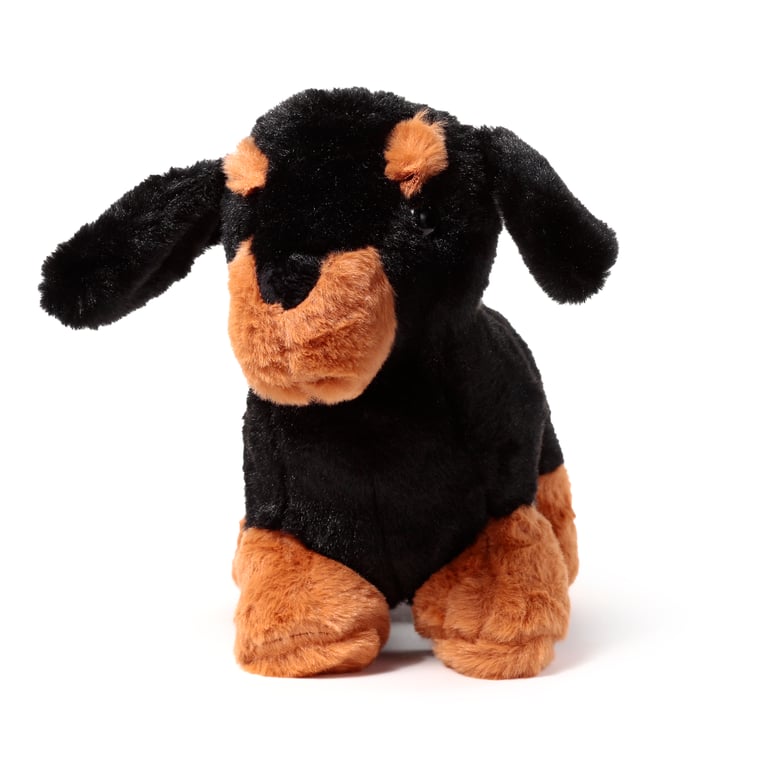 Sausage Dog Plush Door Stop - Polyester Construction for Indoor Decor