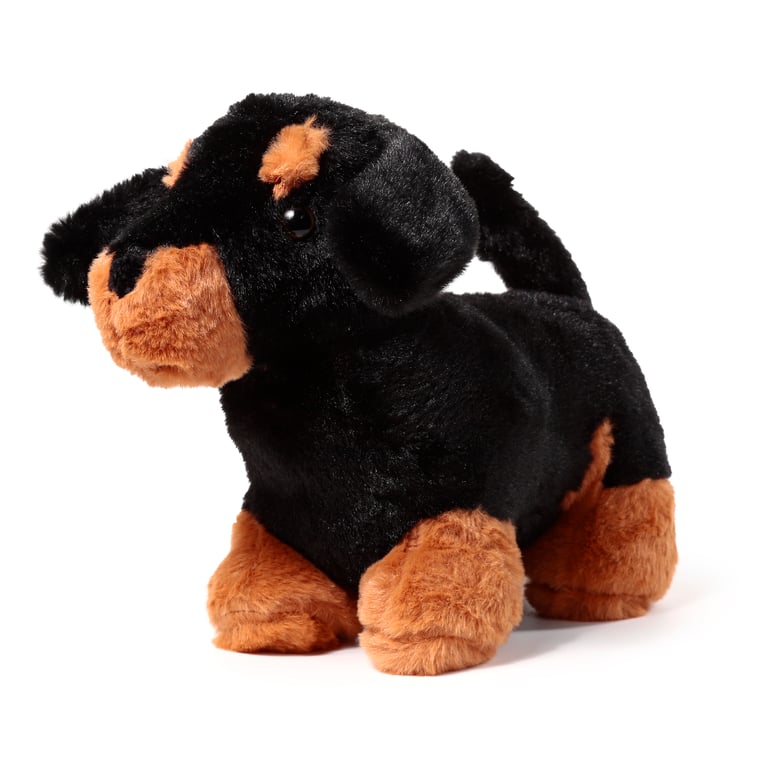 Sausage Dog Plush Door Stop - Polyester Construction for Indoor Decor