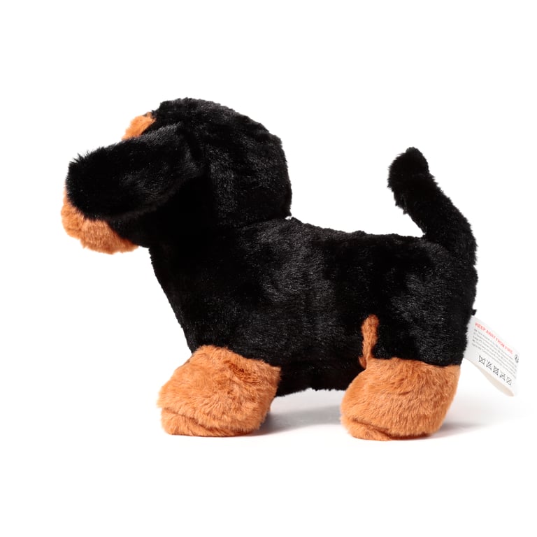 Sausage Dog Plush Door Stop - Polyester Construction for Indoor Decor