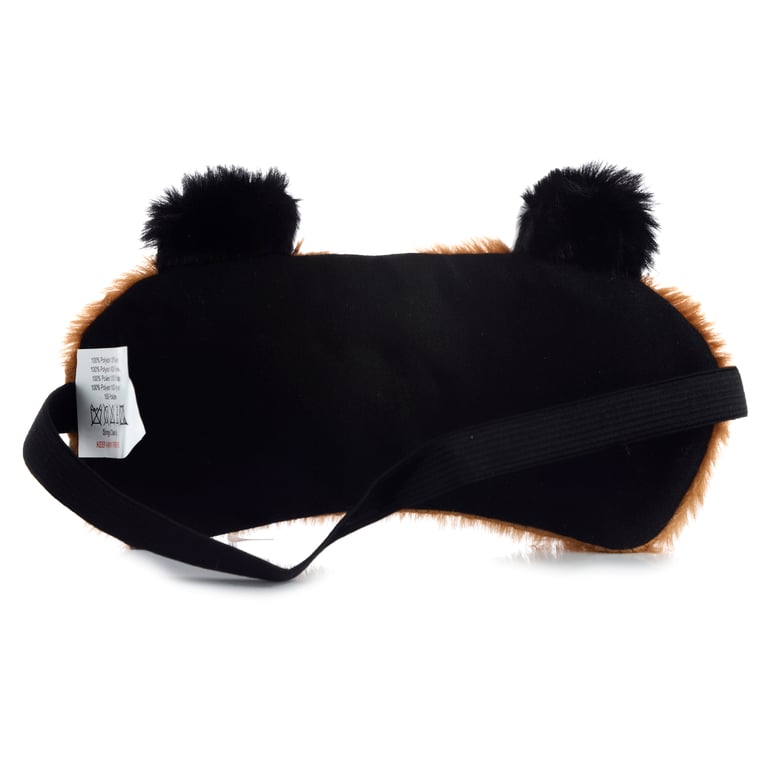 Plush Adoramals Tiger Polyester Eye Mask for Indoor Use Only, Not a Toy