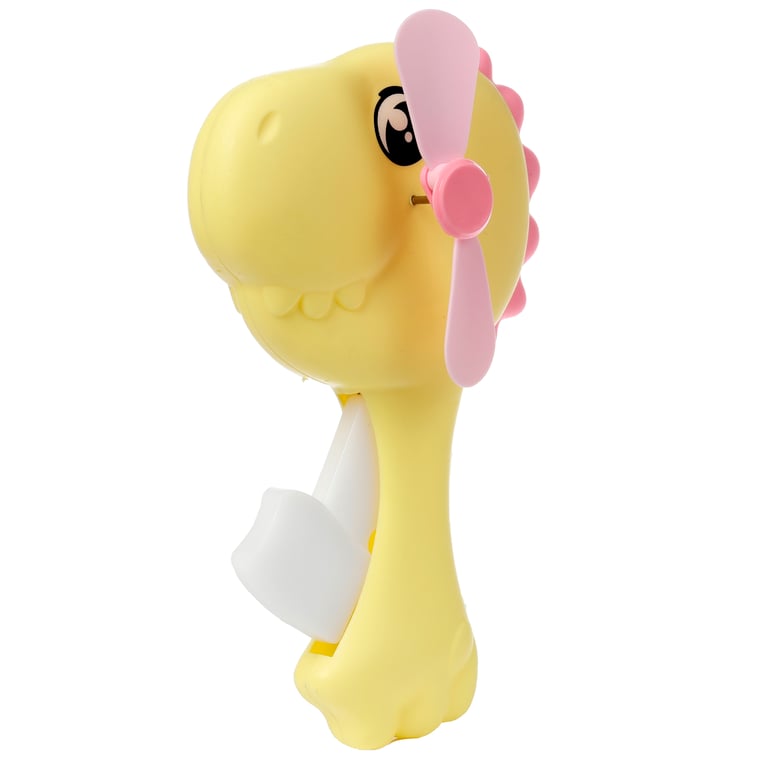 Polypropylene Hand Operated Dinosauria Fan - CE/UKCA Marked & EN71 Certified Home Decor Accessory