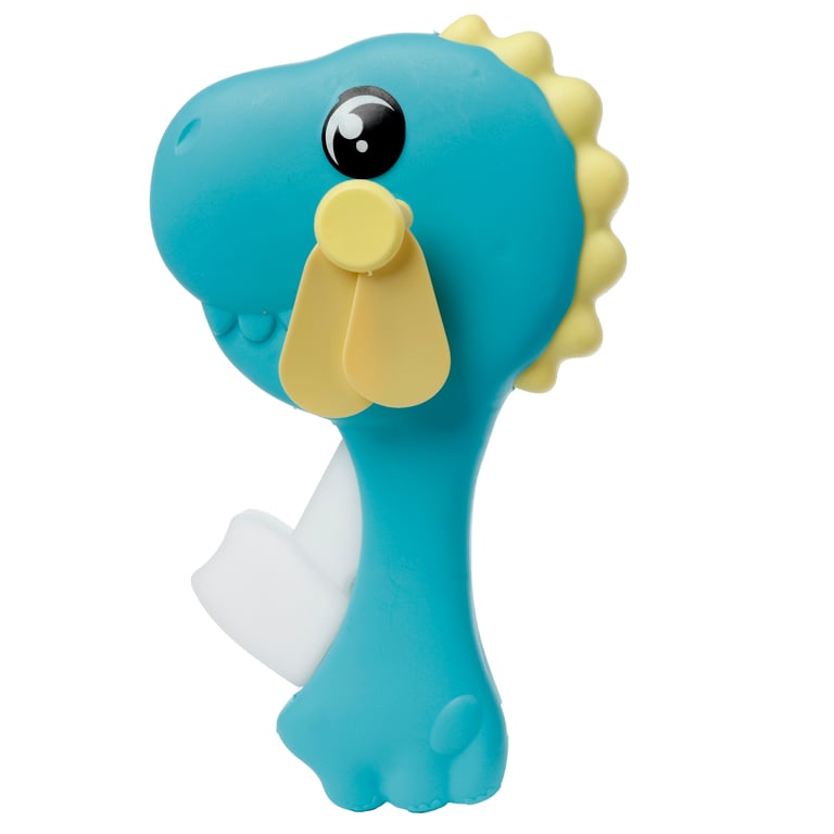 Polypropylene Hand Operated Dinosauria Fan - CE/UKCA Marked & EN71 Certified Home Decor Accessory