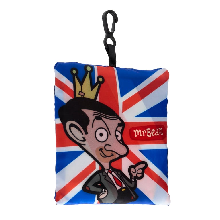 Mr Bean Reusable Polyester Foldable Shopping Bag