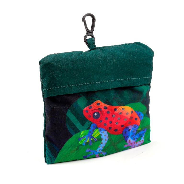 Handy Foldable RPET Eco-Friendly Reusable Shopping Bag - Animal Kingdom