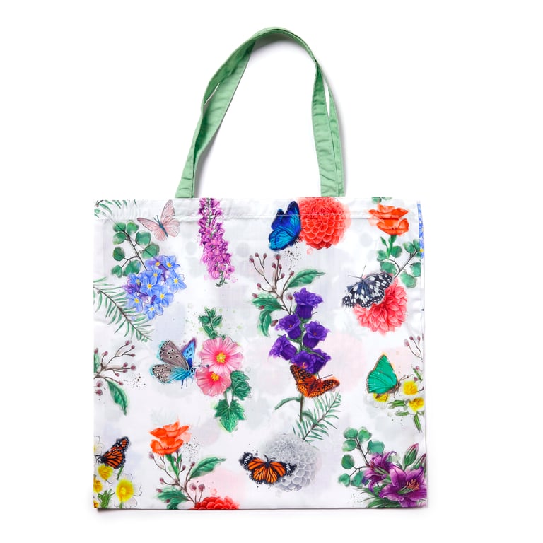 Handy Foldable RPET Recycled Plastic Bottle Shopping Bag - Compact Storage & Reusable