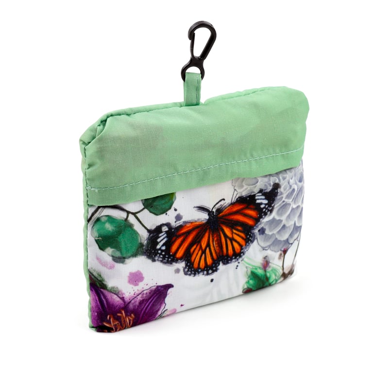 Handy Foldable RPET Recycled Plastic Bottle Shopping Bag - Compact Storage & Reusable