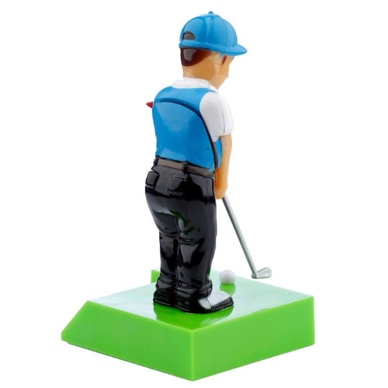 Solar Powered Collectable Golfer - CE Marked Non-Toy Home Decoration