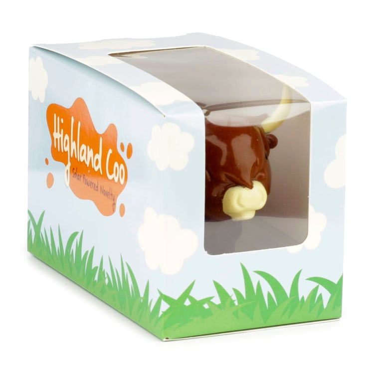 Highland Coo Cow Solar Powered Pal Collectible Decoration