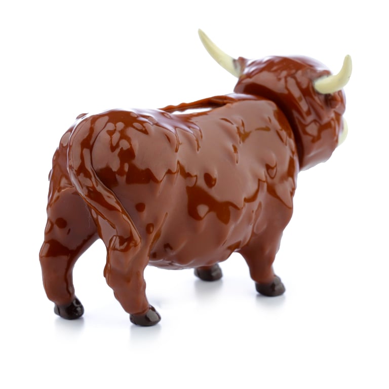 Highland Coo Cow Solar Powered Pal Collectible Decoration