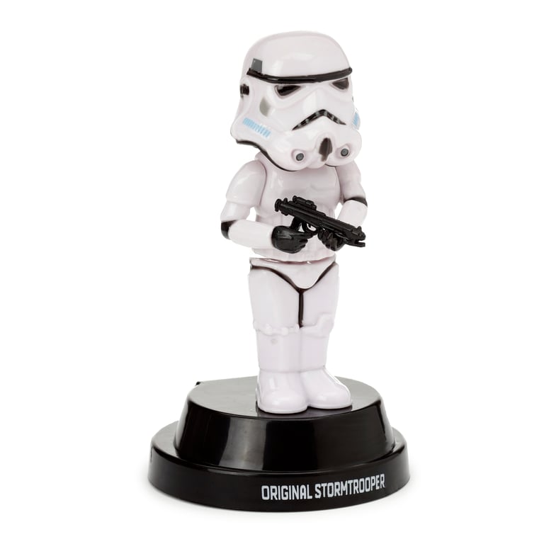 Licensed Solar Powered Stormtrooper Collectible Decoration - CE Marked, ABS Plastic