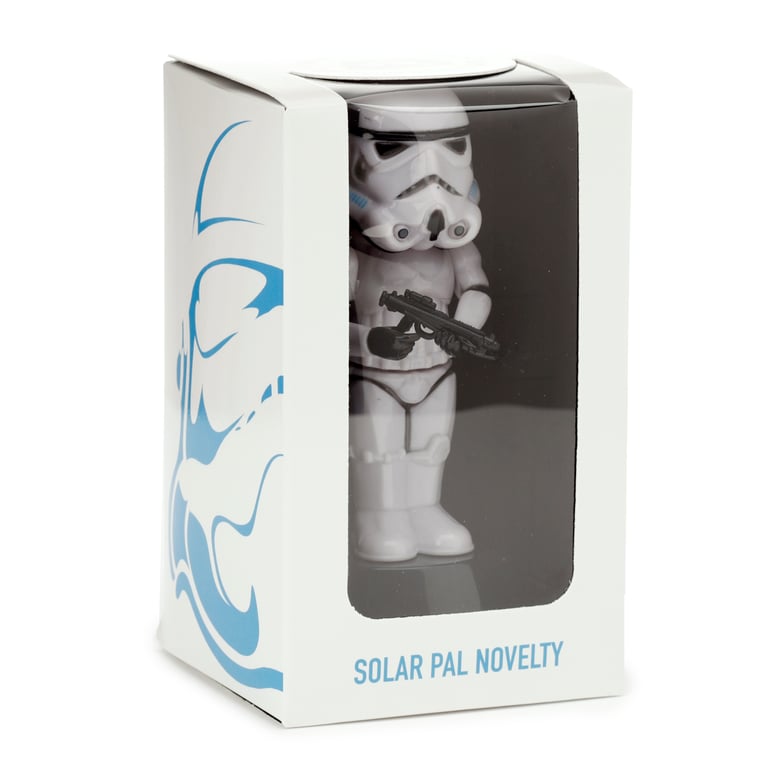 Licensed Solar Powered Stormtrooper Collectible Decoration - CE Marked, ABS Plastic