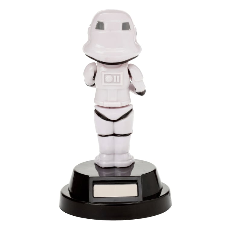 Licensed Solar Powered Stormtrooper Collectible Decoration - CE Marked, ABS Plastic