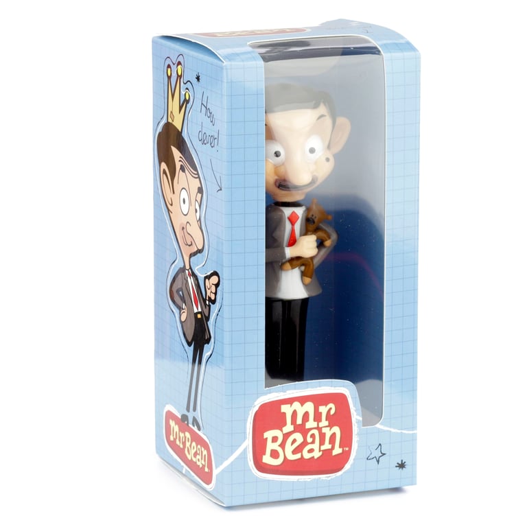 Licensed Solar Powered Collectible Mr Bean & Teddy Home Decor