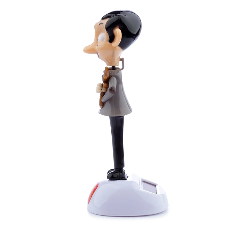 Licensed Solar Powered Collectible Mr Bean & Teddy Home Decor