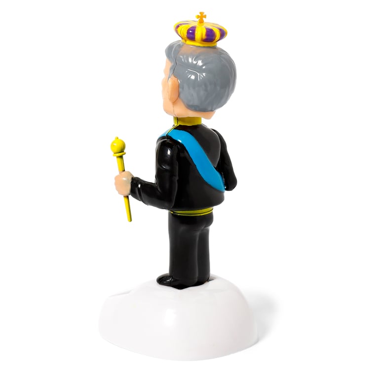 King Charles Solar Powered Collectable Figurine - CE Marked Home Decor Magnet