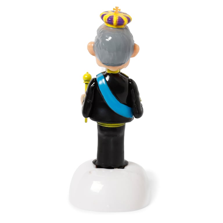King Charles Solar Powered Collectable Figurine - CE Marked Home Decor Magnet