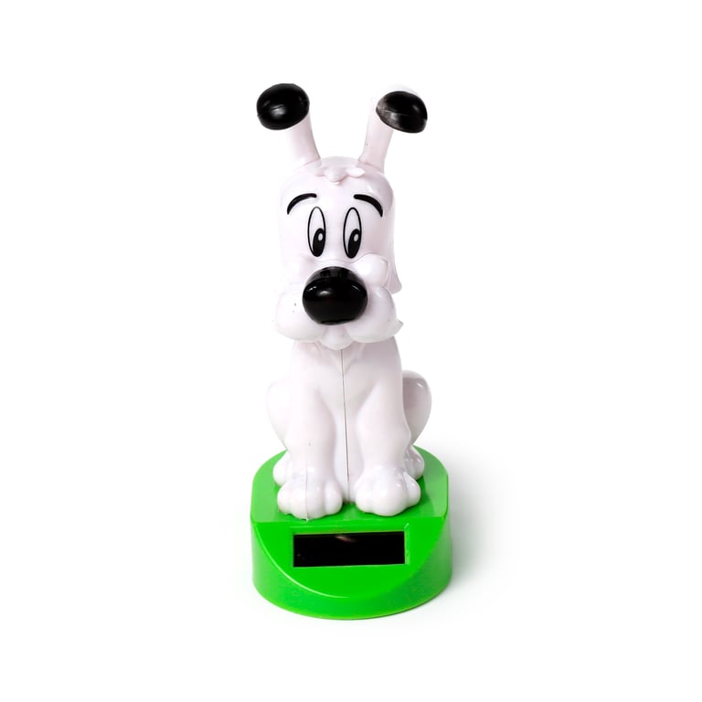 Asterix Solar Powered Collectible Idefix (Dogmatix) Figurine - Licensed Home Decor Collectibles