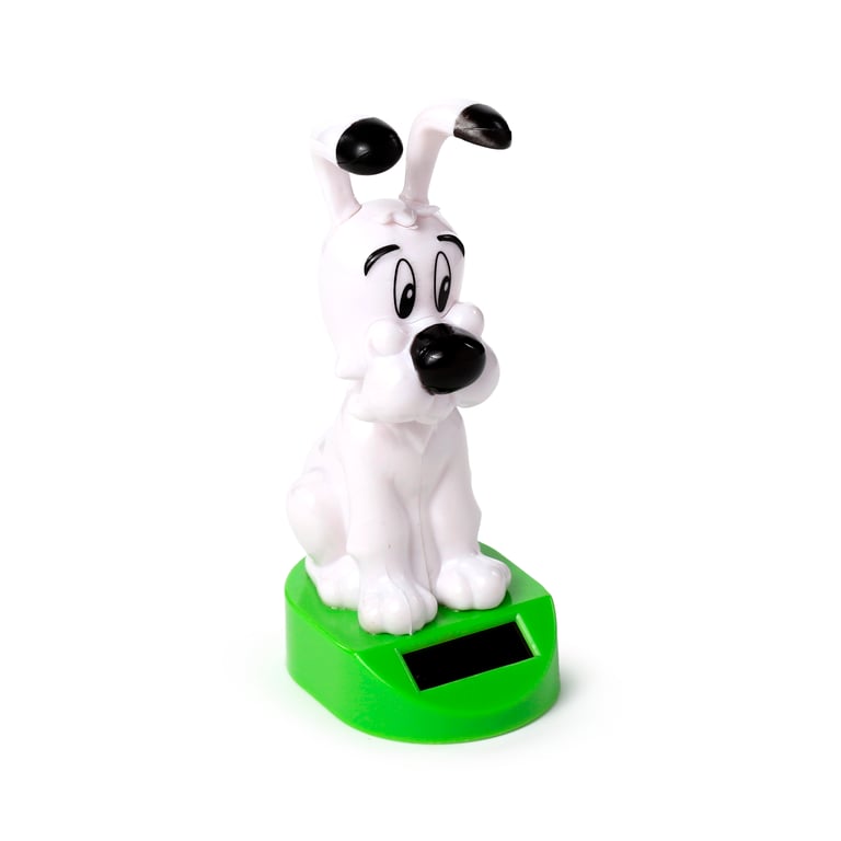 Asterix Solar Powered Collectible Idefix (Dogmatix) Figurine - Licensed Home Decor Collectibles
